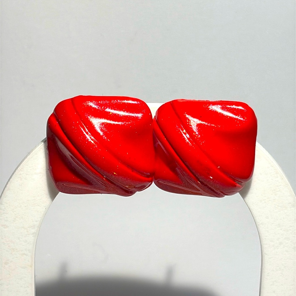 Red Square Earrings ❤️